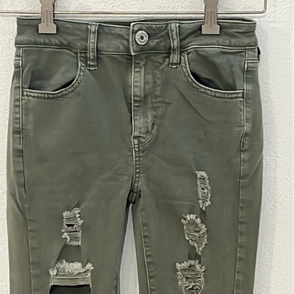 American Eagle Super Stretch X Hi-Rise Jegging Size 0R - Picture 2 of 7